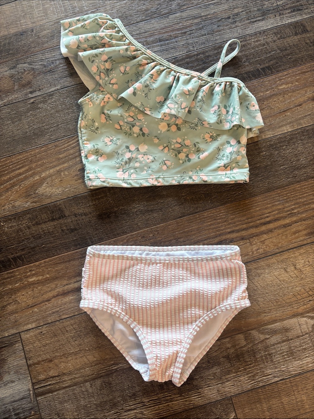 Floral Ruffle Butts Bikini